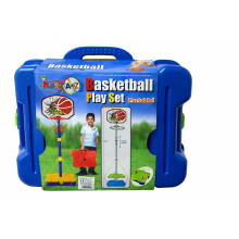 Kids Portable Basketball Hoop Set with Stand & Net Indoor Outdoor Play