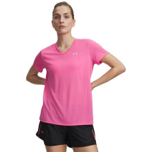 (12 UK, Pink) Under Armour Womens/Ladies V Neck T-Shirt