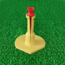 Opening Shape Golf Tees Indoor and Outdoor Golf Soft Rubber Tees Holder White