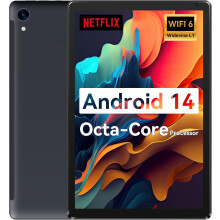 2025 Newest Android 14 Tablet 128GB ROM (1TB TF) 10inch WiFi 5000mAh Dual Camera