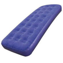 INFLATABLE DOUBLE SINGLE FLOCKED AIR BED CAMPING LUXURY RELAXING AIRBED MATTRESS