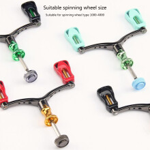 Fishing Reel Handle Rocker Arm Grip Fishing Wheel Grip Fishing Accessories Green