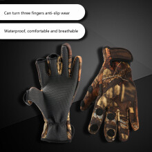 Men & Women Anti-Slip Waterproof Winter Ski Glove Warm Skiing Windproof Yellow green M