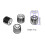 4x Guitar Knobs Top Hat Knob 6.5mm Shaft Hole Guitar Potentiometer Control Knobs 3