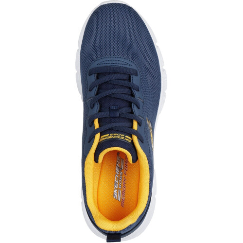 Skechers (, ) Skechers BOBS B Flex Icy Edge Textile Men's Navy Trainers 2