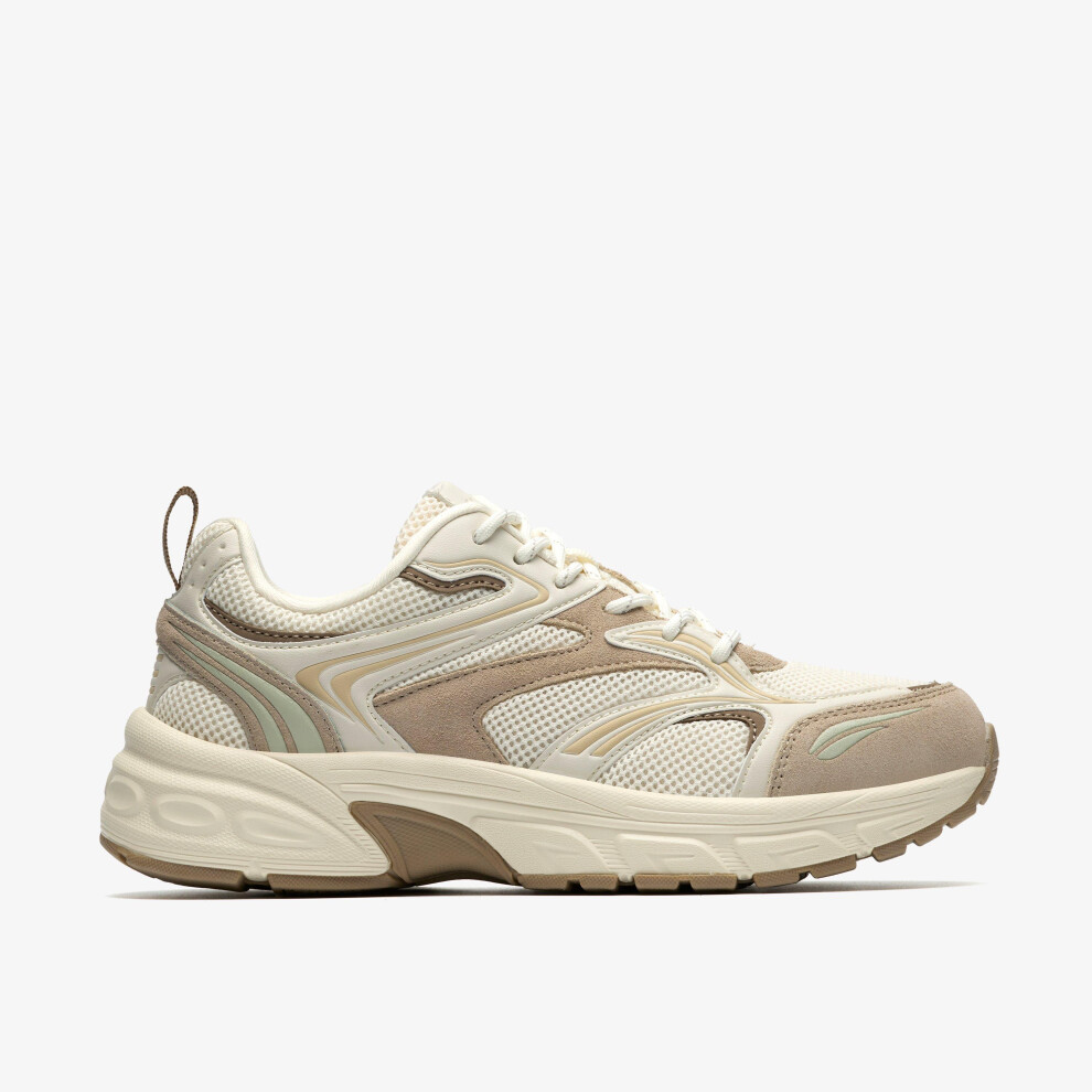 Clarks (Standard, 6 (Adults')) Axcel Walk Beige Combi