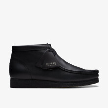 (Standard, 8.5 (Adults')) Wallabee Boot Black Leather