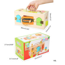 Colorful Unlock Learning Game Toy for Kids Hand-Eye Coordination Kids Self-Play B