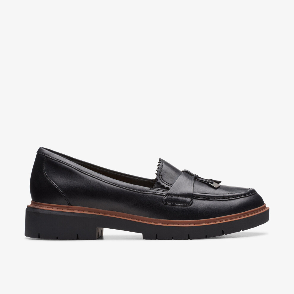 Clarks (Standard, 3 (Adults')) Westlynn Bella Black Leather