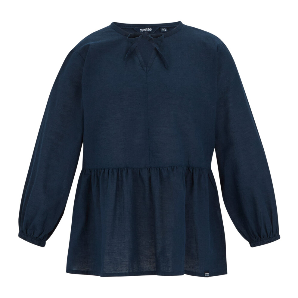 Regatta Women's Primden Shirt - Navy - 10 Uk - Navy - 90% Cotton/10% Linen - Image 2