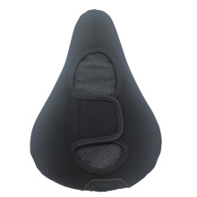 Comfort Exercise Bike Seat Cover Nonslip Cycling Seat Cushion for Women and Men Red