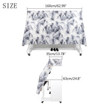 Piano Keyboard Cover Velvet Cloth Piano Dust Cover Fit 88 Keys Piano, Washable
