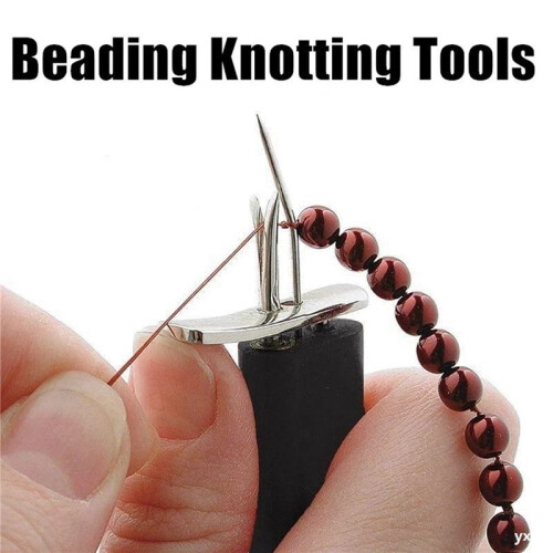 2X Beading Knotting Tool Create Secure Knots, for Stringing Pearls and Other Beads 1