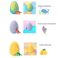 6x Colorful Shower Bombs with Dinosaur Surprise Kids Safe Bubble Shower Bombs Compact
