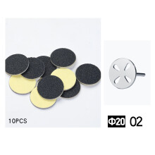 Pedicure Disc Replacement Sanding Paper For Electric Foot File Dead Skin Callus Plane 25mm