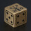 15mm Solid Polished Brass Dices Metal Solid Poker Dices Funny Game Playing Props 9