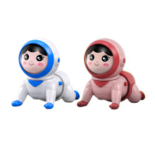 Electric Baby Crawling Toy Singing Sounding Early Learning Toy Kindergarten Gift Pink