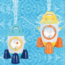 Interactive Sprinkler Toy Outdoor Summer for Play Toy for Child Party Gathering Orange