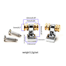 2 Pcs Roller String Trees Guide Retainer with Screws Electric Guitar Accessories
