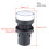 2Pcs White Indicator Light AC/DC 24V, 22mm Panel Mount, for Electrical Control Panel, HVAC, DIY Projects 2
