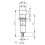 Signal Indicator Dash Light DC 24V, LED Bulbs XD7-1 Red, 7mm 9/32" Panel Mount 10Pcs 5