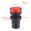 10Pcs Red Indicator Light AC/DC 24V, 22mm Panel Mount, for Electrical Control Panel, HVAC, DIY Projects 2
