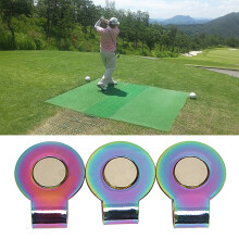 Magnetic Golf Ball Marker Holder Clip Golf Hat Clip Zinc Alloy Golf Cap Copper color 20mm