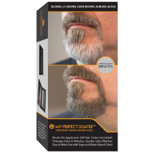 Colore Temporaneo per Goatee e Barba, Applicatore a Pennello