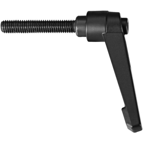 M8 x 60mm Handle Adjustable Clamping Lever Thread Push Button Ratchet Male Threaded Stud Knobs Quick Release Screw Handles Bolts with Locking Lever Bl 1