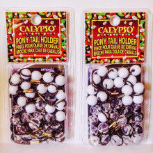 Calypso Haargummis, Weiß & Klar