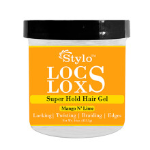 J.Amila Stylo Locs Loxs Super Hold Haar Gel - Mango N' Lime Geïnfuseerde Styling Gel voor Langdurige, Levendige Haardrachten