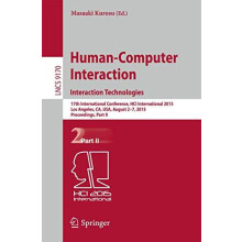 HumanComputer Interaction Interaction Technologies 17th International