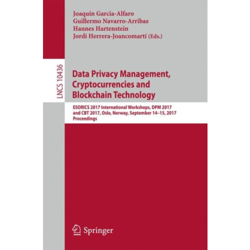 Data Privacy Management Cryptocurrencies and Blockchain Technology ESO