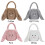 Plush Bunny Easter Buckets Easter Egg Hunting Easter Bags Kid Easter Tote Bags White 10