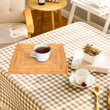 Table Mats Non Slip Rattan Placemats Dining Table Heat Resistant Woven Placemats Heat Resistant Mats for Dinner Table