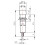 Signal Indicator Dash Light DC 12V,LED Bulbs XD7-1 Red, 7mm 9/32" Panel Mount 8Pcs 5