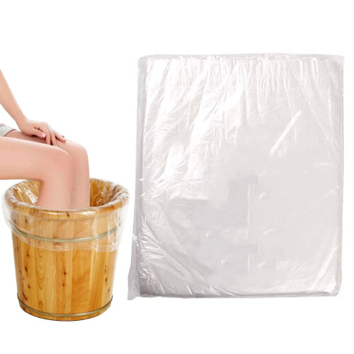80PCS Sacchetti in Plastica per Pediluvio, Sacchetti Resistenti per Pedicure in Spa e Casa