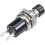 5Pcs,7mm Black Momentary Push Button Switch Round Flat Button SPST NO 3