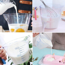 Plastic Measuring Cup,Digital Cake Measurements Jug for Baking Cooking Measurements Measuring Jugs