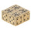 15mm Solid Polished Brass Dices Metal Solid Poker Dices Funny Game Playing Props 6