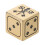 15mm Solid Polished Brass Dices Metal Solid Poker Dices Funny Game Playing Props 4