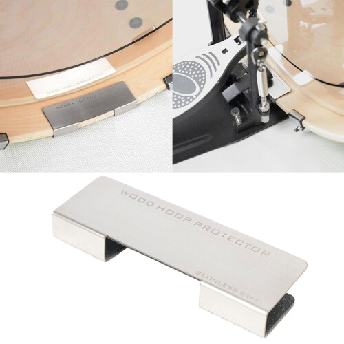 Drum Hoop Clip Protector Drum Edges Bass Drum Hoop Protector Stainless Drum Ring 1