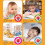 5.5in Learning Clock Learning Board for w/ 12/24 Hour Scale Primary Toddler Gi Red 6