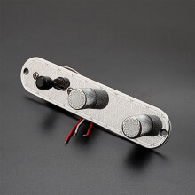 Electric Guitar Wired Loaded Control Plate with 3 Way Switch Easy Install