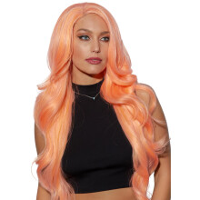 Kim Tropical Peach Perücke Kostümzubehör