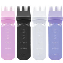4 St Root Comb Applicator Flaska 6oz, Hårolja Applicator Flaska för Hår, Applicator för Hårfärg