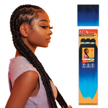 Sensationnel X-pression cabello trenzado prestirado - trenza 58 pulgadas kanekalon sintético (paquete de 3)