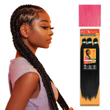 Sensationnel X-pression cabello trenzado preestirado - 3x trenza 58 pulgadas kanekalon sintético retardante al fuego (5 unidades)