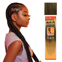Sensationnel X-pression pelo trenzado prestirado - 3x trenza 58 pulgadas kanekalon retardante de llama (paquete de 4)