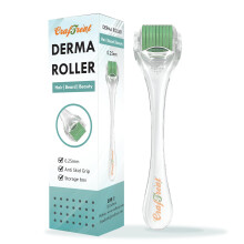 CrafTreat Derma Roller 0.25mm - 540 Titanium Microneedles for Cosmetic Use - Skin Tool for Men & Women